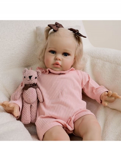 Мягконабивная кукла реборн Эльза, 60 см-5